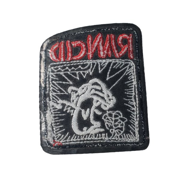 Rancid Iron or Sew On Patch Embroidered Rock Band Jean Jacket Vest Bike - Picture 3 of 3